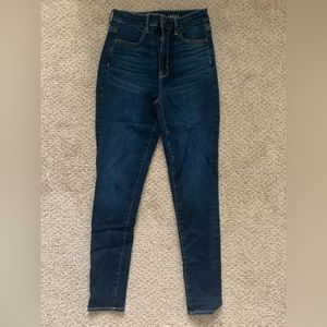 American eagle dark jean size 4